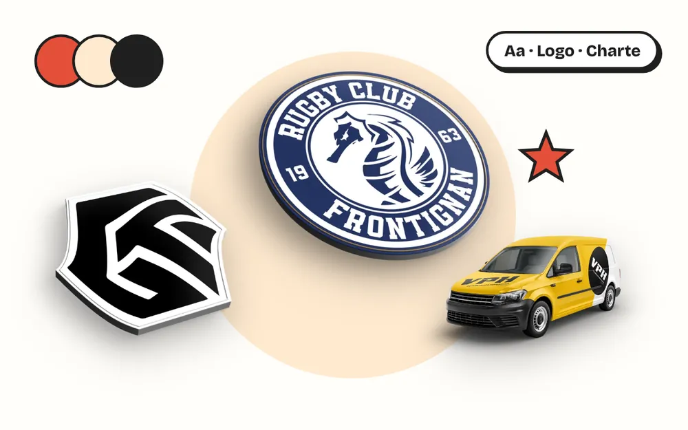 Logos et identités visuelles créés par A2N Prestation