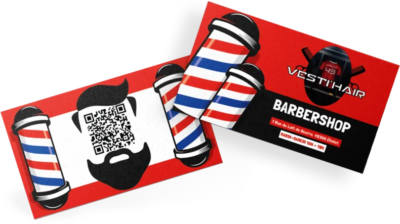 Carte de visite barbier